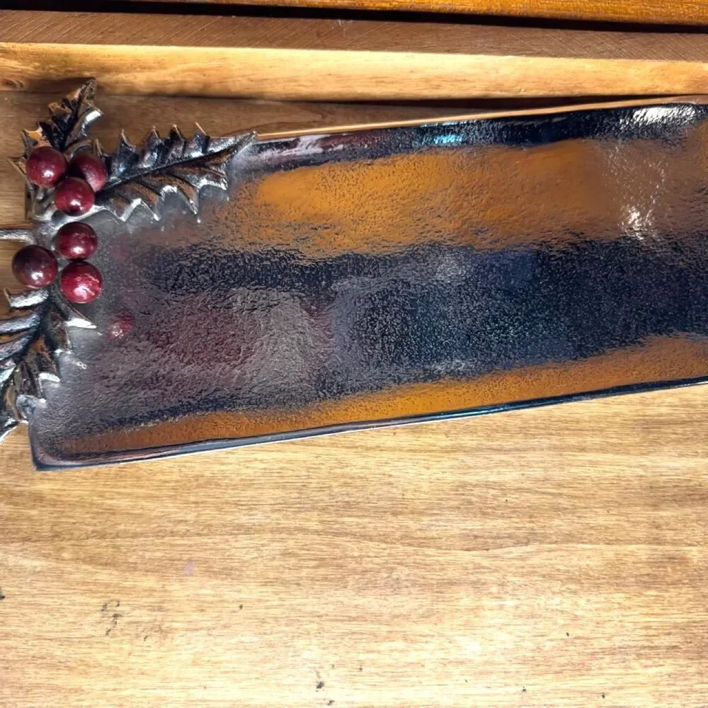 Mud-pie Silver and Red Decor-home-accesories